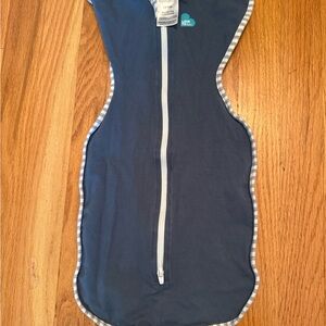 Love to Dream Sleep Sack - Navy with Gray Trim